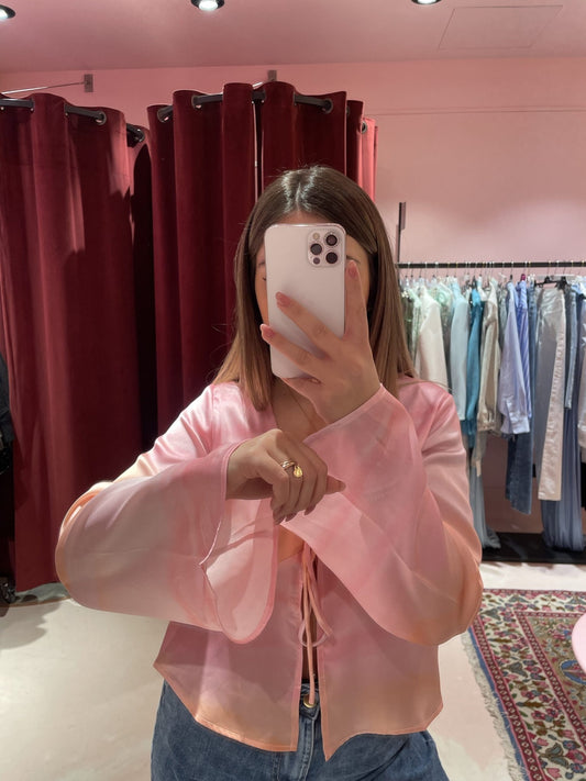 Camicia manica svasata Tie-Dye