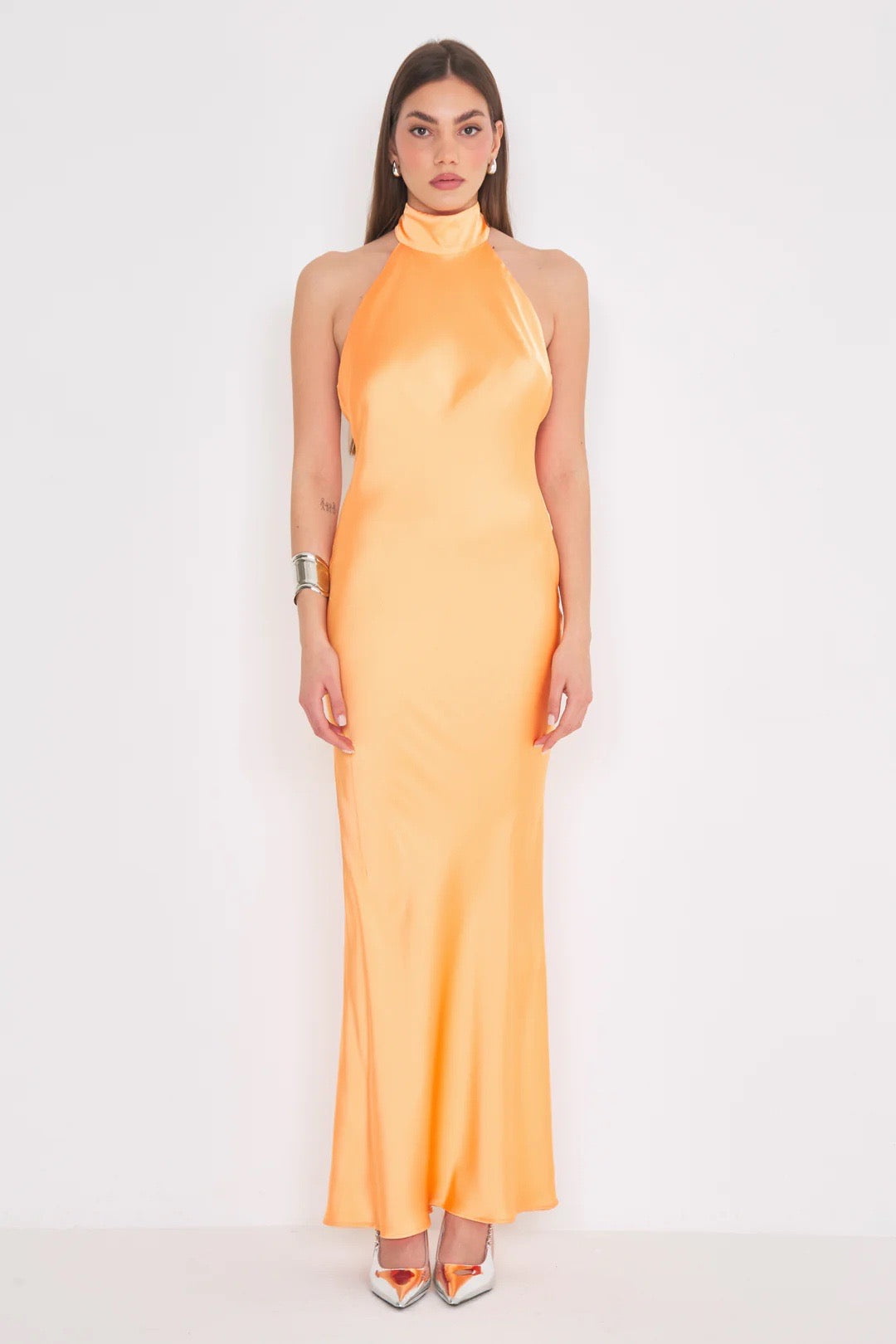 New Keira Dress Apricot Silence Limited