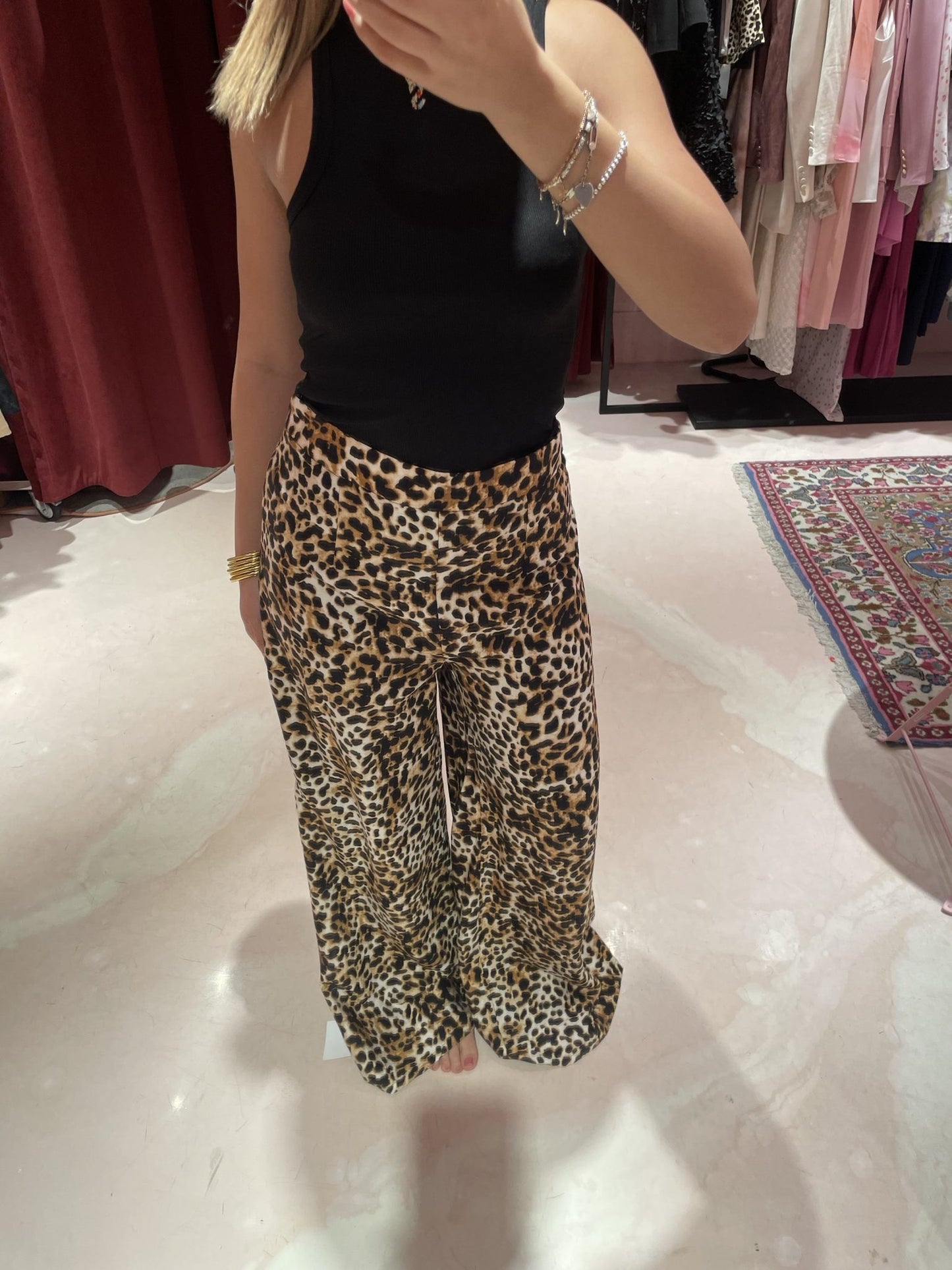 Pantalone palazzo morbido leo