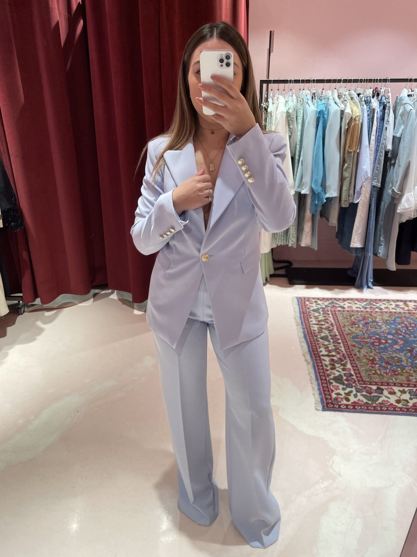 Palazzo Pants Basic Polvere Silence Limited