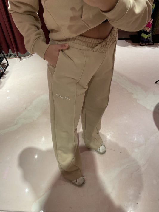 PANTALONE IN FELPA CON VITA INCROCIATA • HINNOMINATE