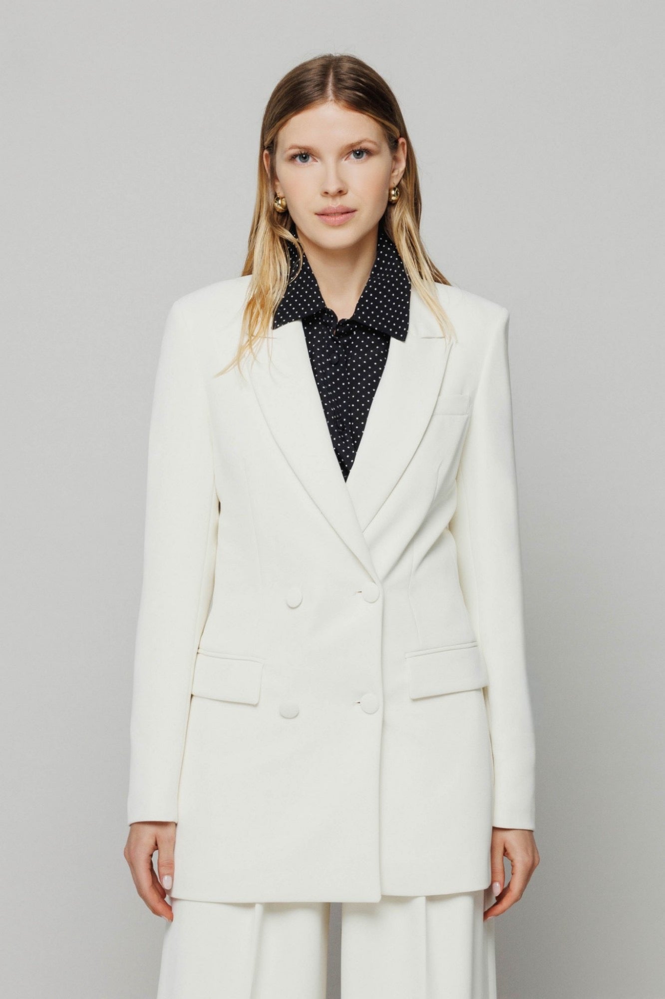Blazer doppiopetto • Off white Mar de Margaritas