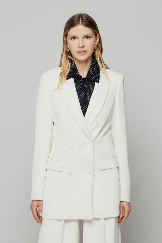 Blazer doppiopetto • Off white Mar de Margaritas